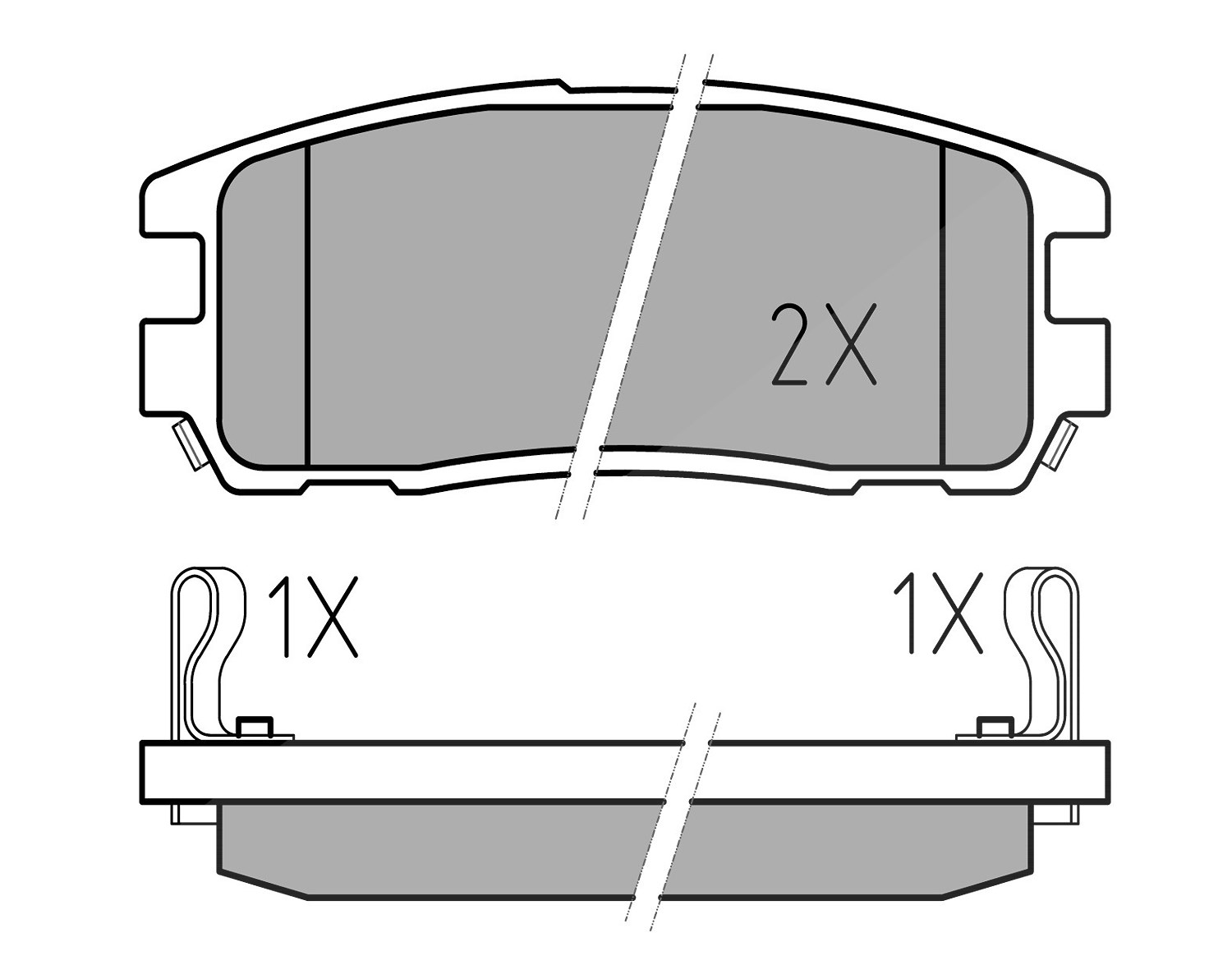 Meyle Bremsbelagsatz, Scheibenbremse [Hersteller-Nr. 0252187514/W] für Opel, Vauxhall, Isuzu