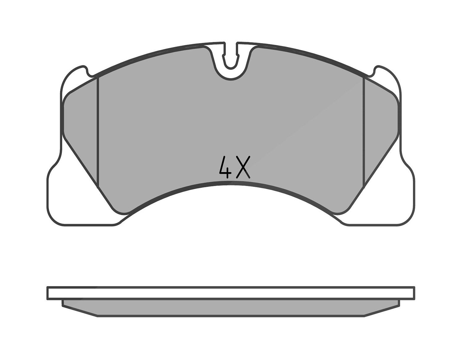Meyle Bremsbelagsatz, Scheibenbremse [Hersteller-Nr. 0252500717/PD] für Audi, VW, Porsche