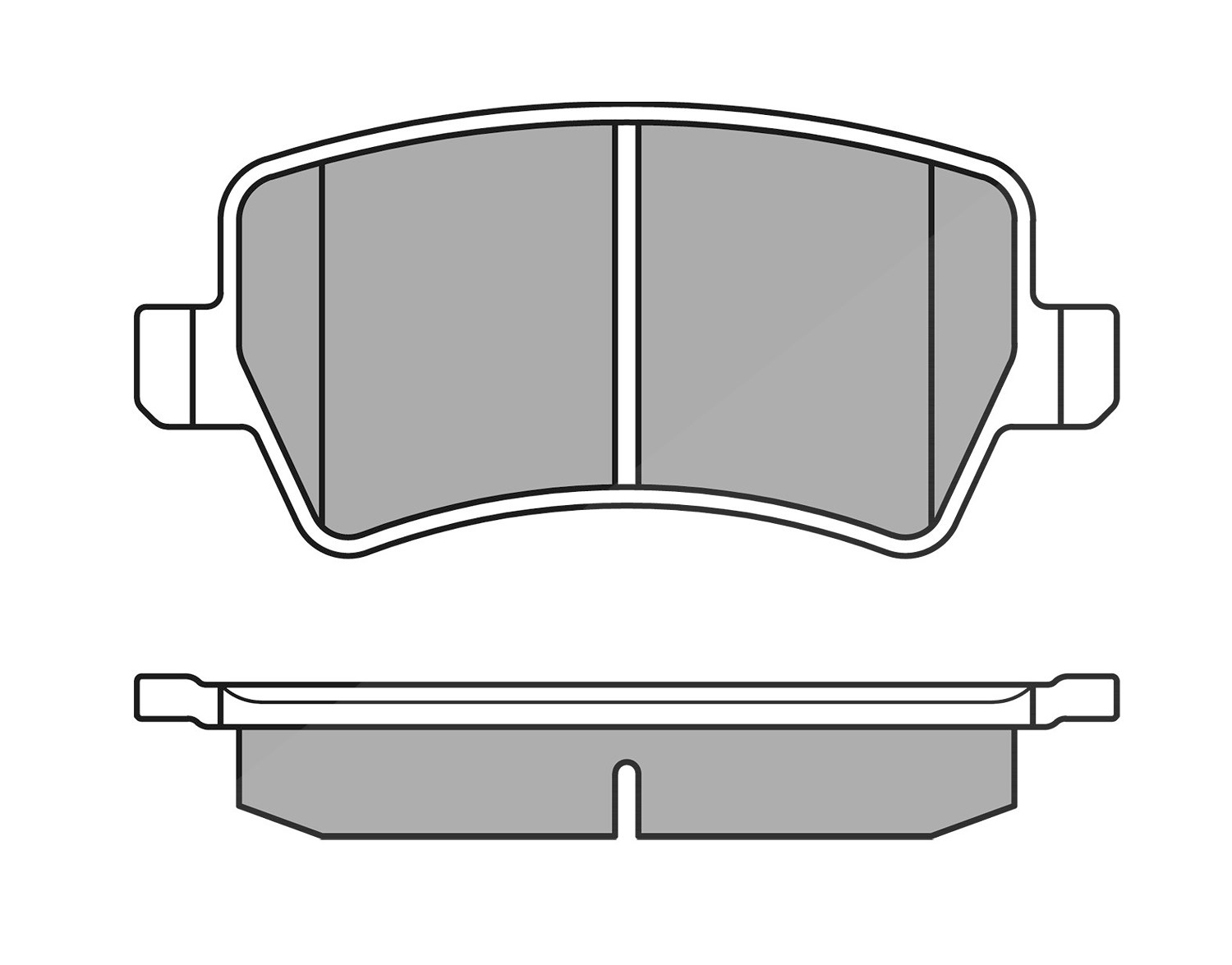 Meyle Bremsbeläge hinten (Satz) [Hersteller-Nr. 0252449617] für Ford, Land Rover, Volvo