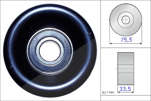 Schaeffler Ina Spannrolle, Keilrippenriemen [Hersteller-Nr. 531082710] für Acura, Honda