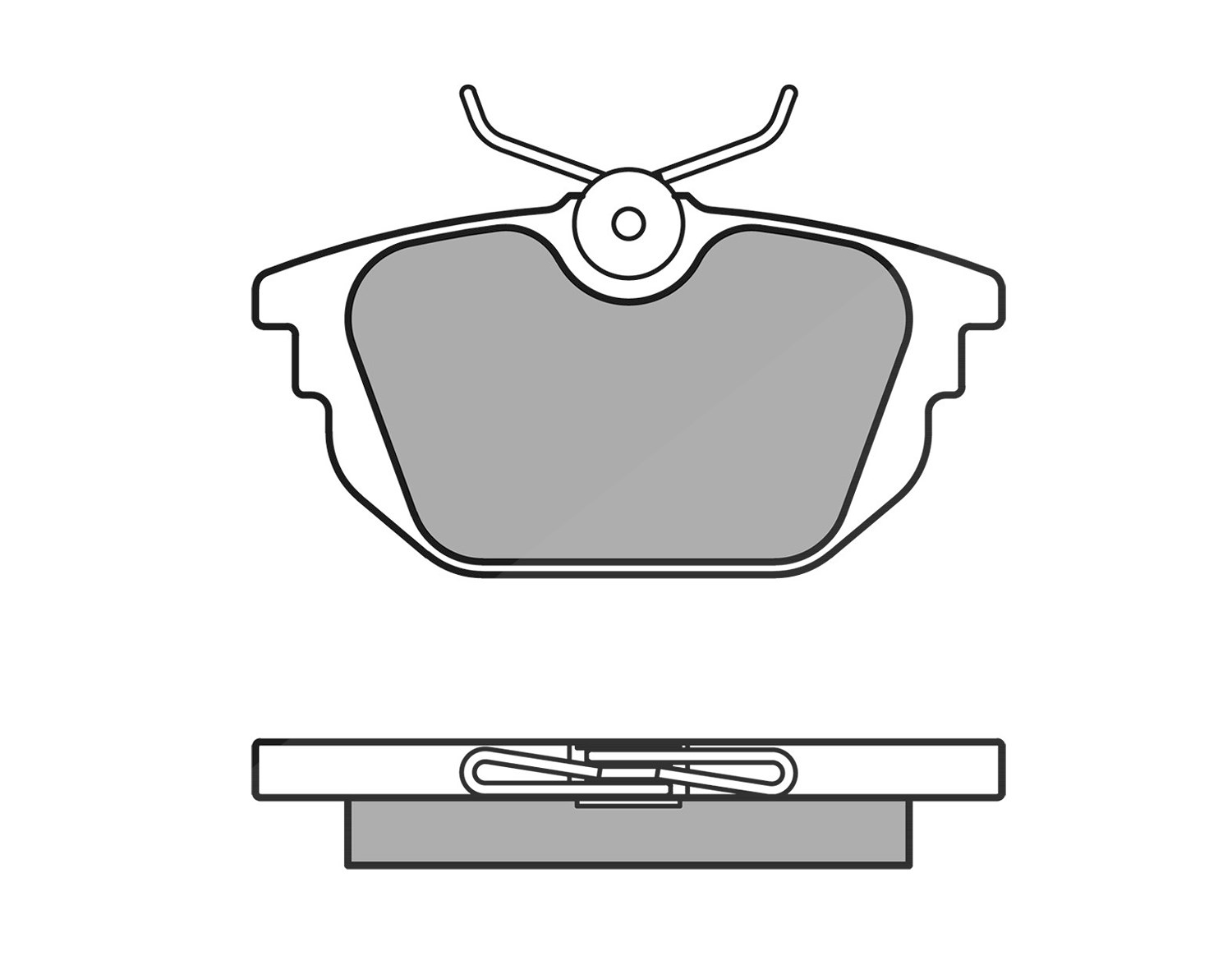 Meyle Bremsbelagsatz, Scheibenbremse [Hersteller-Nr. 0252317714] für Fiat, Alfa Romeo, Lancia
