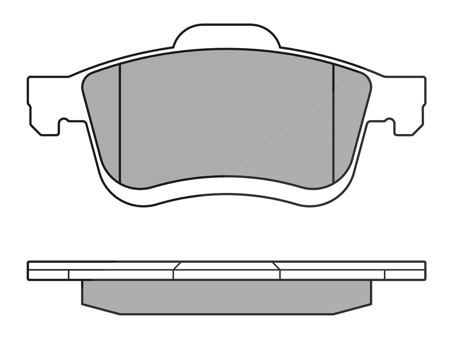 Meyle Bremsbelagsatz, Scheibenbremse [Hersteller-Nr. 0252472720/W] für Opel, Lancia, Fiat, Vauxhall