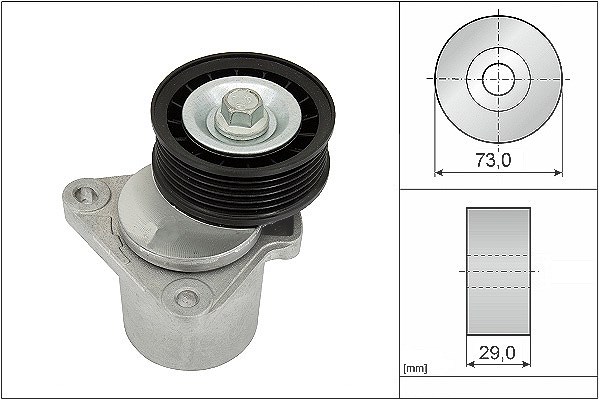 Schaeffler Ina Spannarm, Keilrippenriemen [Hersteller-Nr. 534012820] für Ford, Volvo