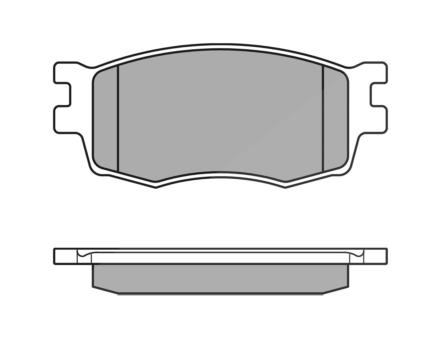 Meyle Bremsbelagsatz, Scheibenbremse [Hersteller-Nr. 0252431717/W] für Hyundai, Kia