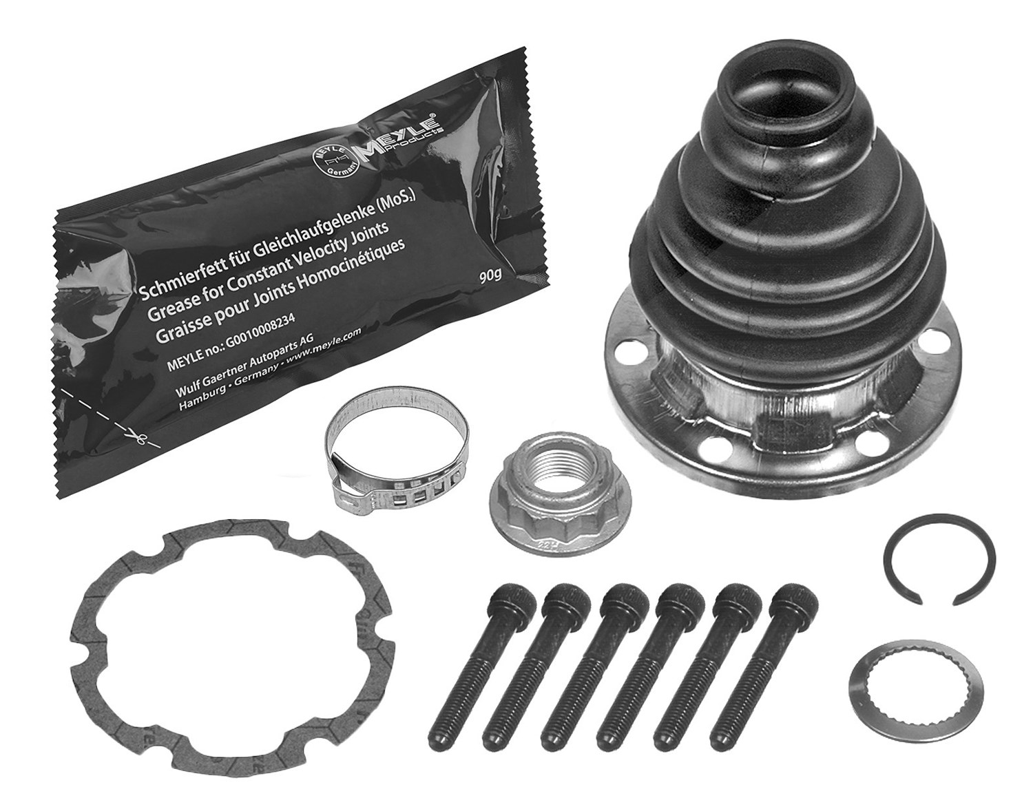 Meyle Faltenbalgsatz, Antriebswelle [Hersteller-Nr. 1004980041] für VW, Skoda, Audi