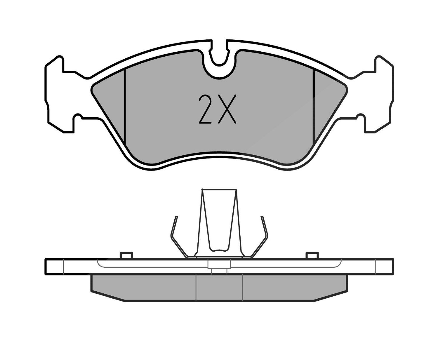 Meyle Bremsbelagsatz, Scheibenbremse [Hersteller-Nr. 0252186217] für Opel, Vauxhall, Daewoo