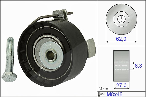 Schaeffler Ina Spannrolle, Zahnriemen [Hersteller-Nr. 531081310] für Ford, Mazda, Volvo