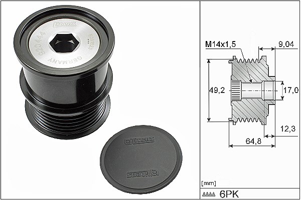 Schaeffler Ina Generatorfreilauf [Hersteller-Nr. 535028410] für Ford