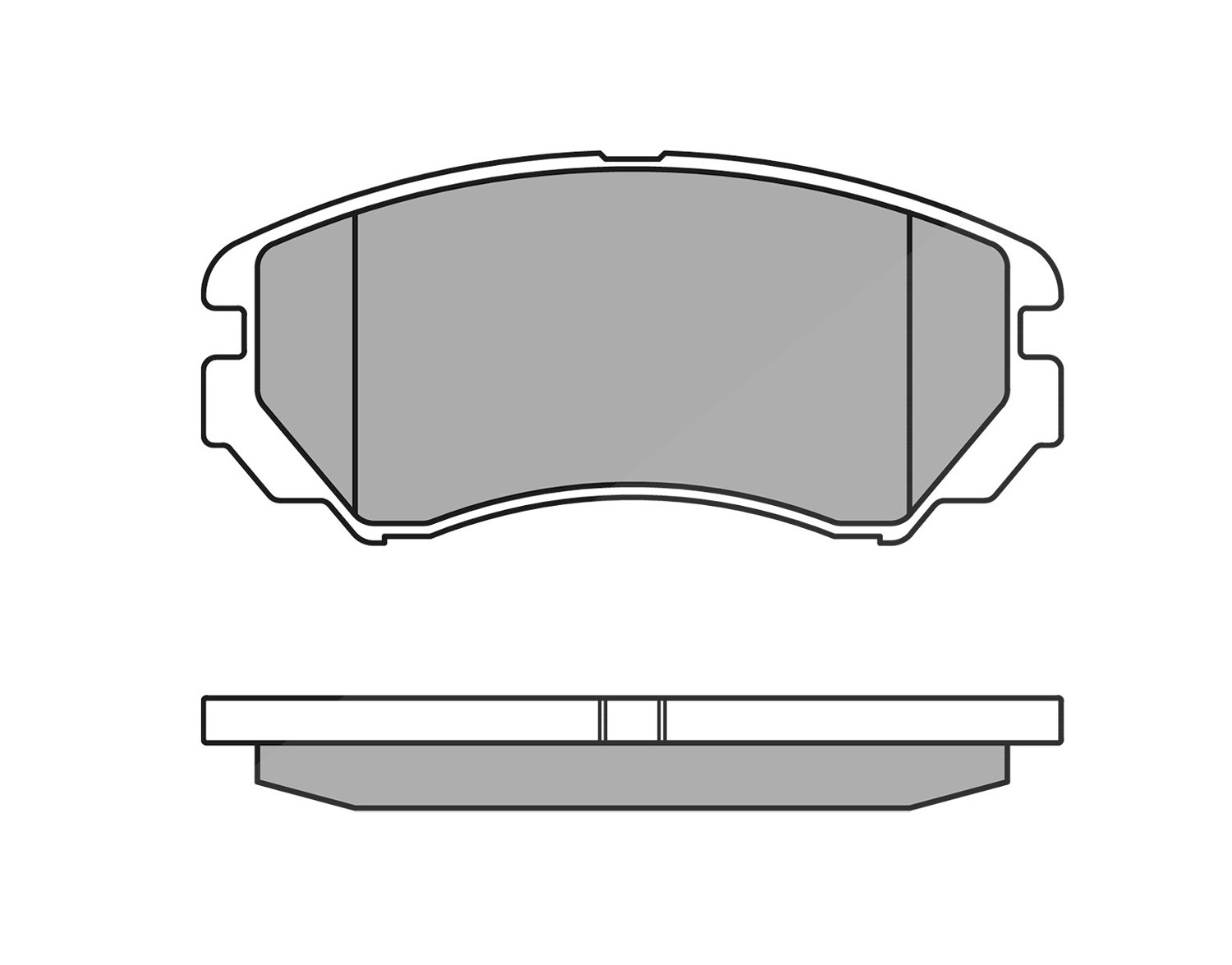 Meyle Bremsbelagsatz, Scheibenbremse [Hersteller-Nr. 0252389116/PD] für Hyundai, Kia