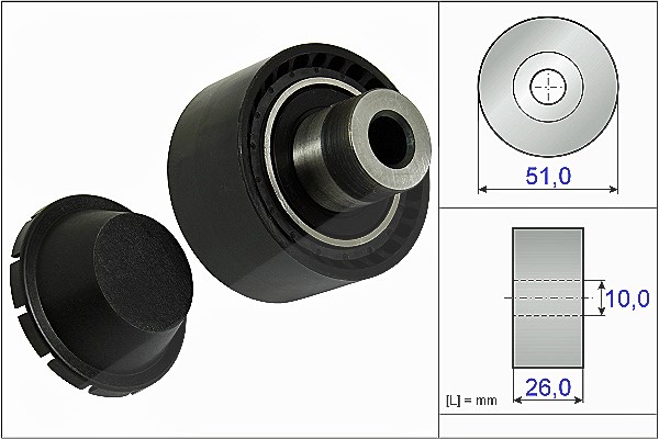 Schaeffler Ina Umlenk-/Führungsrolle, Keilrippenriemen [Hersteller-Nr. 532033410] für Mazda, Ford, Peugeot, Citroën