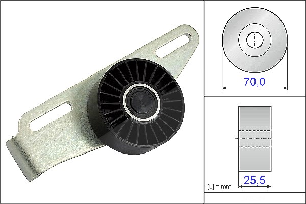Schaeffler Ina Spannrolle, Keilrippenriemen [Hersteller-Nr. 531086810] für Renault, Dacia