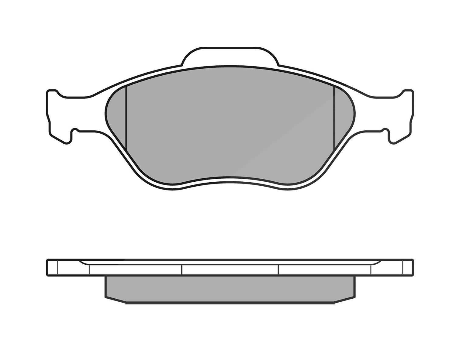 Meyle Bremsbelagsatz, Scheibenbremse [Hersteller-Nr. 0252320217/W] für Daihatsu, Toyota