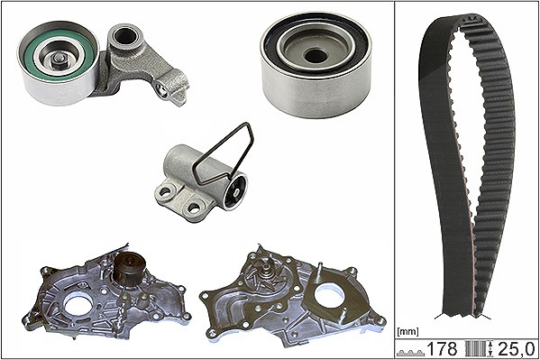 Schaeffler Ina Wasserpumpe + Zahnriemensatz [Hersteller-Nr. 530054331] für Toyota