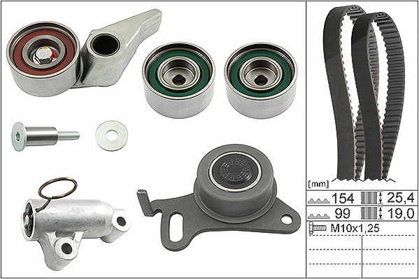 Schaeffler Ina Zahnriemensatz [Hersteller-Nr. 530059410] für Mitsubishi