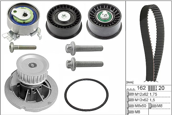 Schaeffler Ina Wasserpumpe + Zahnriemensatz [Hersteller-Nr. 530044130] für Vauxhall, Opel