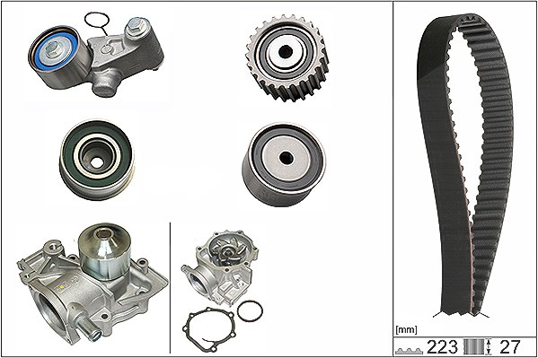 Schaeffler Ina Wasserpumpe + Zahnriemensatz [Hersteller-Nr. 530042630] für Subaru