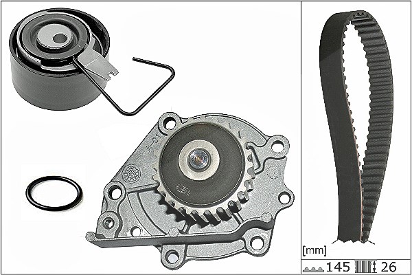 Schaeffler Ina Wasserpumpe + Zahnriemensatz [Hersteller-Nr. 530037630] für Mg, Land Rover, Rover