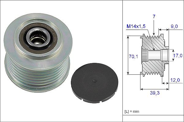 Schaeffler Ina Generatorfreilauf [Hersteller-Nr. 535021410] für Honda
