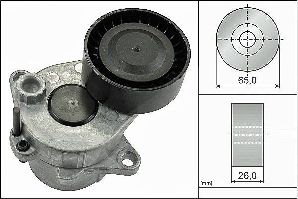 Schaeffler Ina Spannarm, Keilrippenriemen [Hersteller-Nr. 534033710] für Mercedes-Benz
