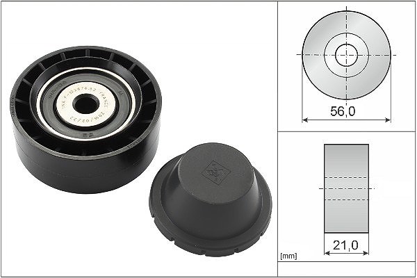 Schaeffler Ina Umlenk-/Führungsrolle, Keilrippenriemen [Hersteller-Nr. 532026010] für Renault, Dacia, Nissan, Proton