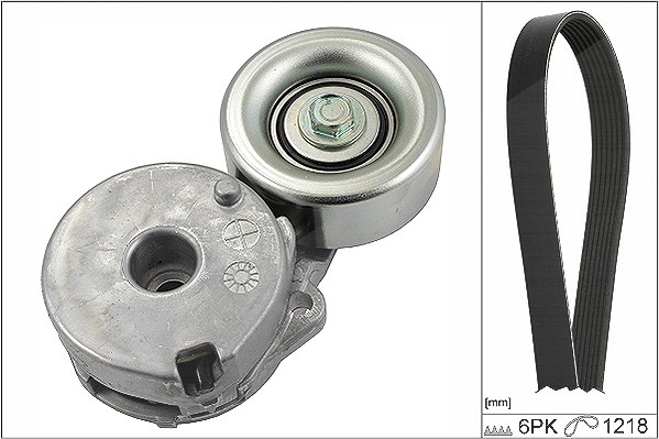 Schaeffler Ina Keilrippenriemensatz [Hersteller-Nr. 529022510] für Renault