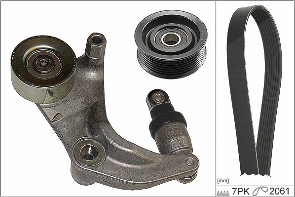 Schaeffler Ina Keilrippenriemensatz [Hersteller-Nr. 529015210] für Honda