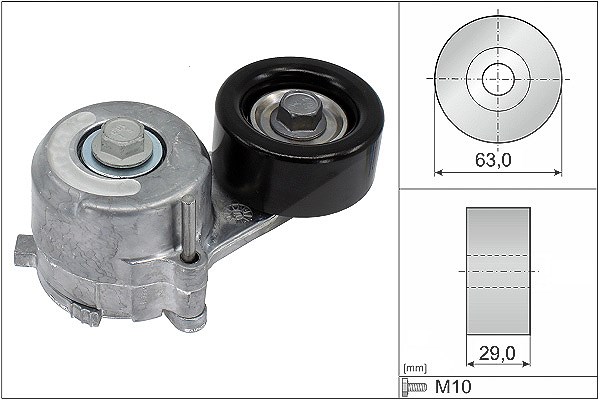 Schaeffler Ina Spannarm, Keilrippenriemen [Hersteller-Nr. 534065010] für Vauxhall, Opel