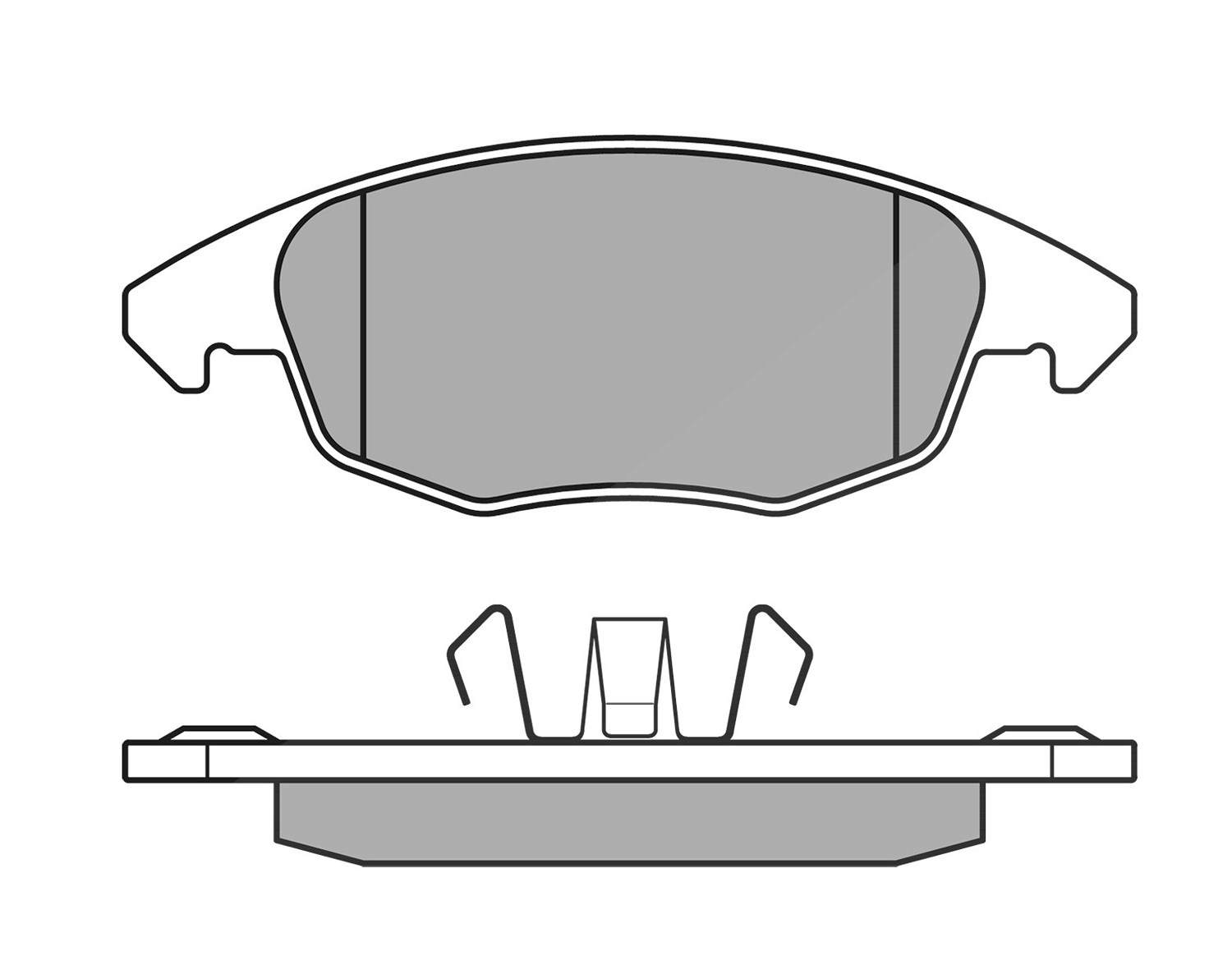 Meyle Bremsbelagsatz, Scheibenbremse [Hersteller-Nr. 0252453818] für Peugeot, Citroën
