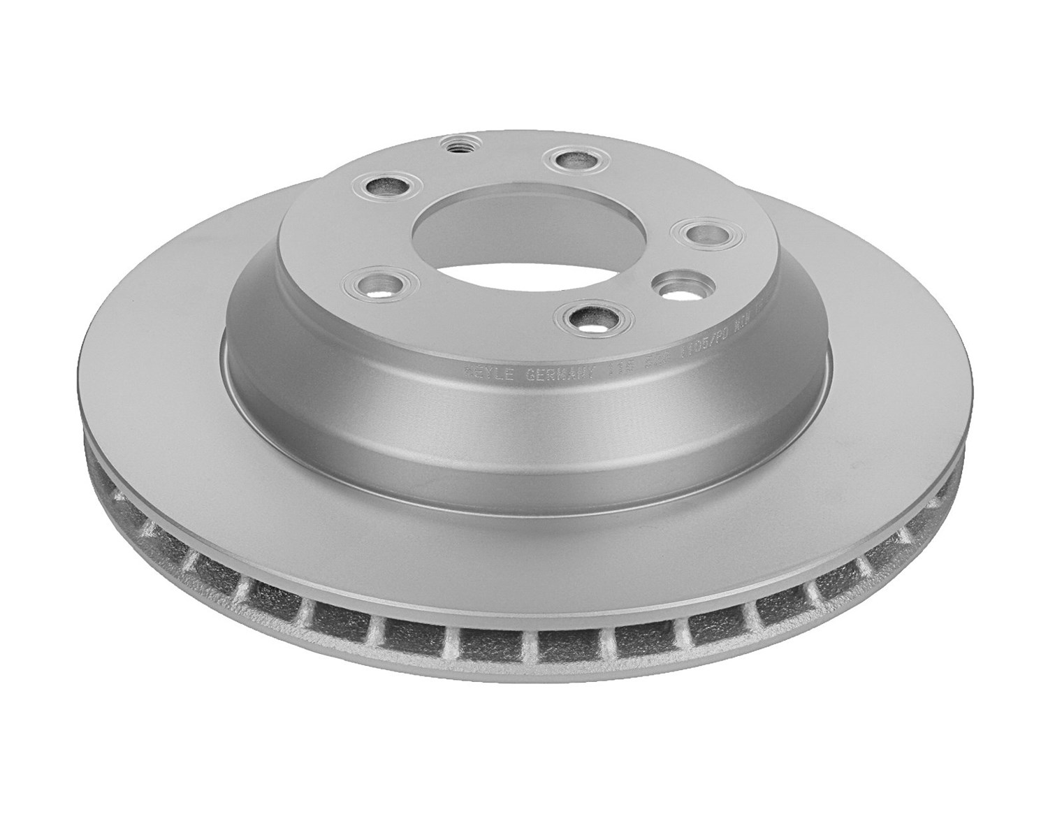 Meyle PD 1x Bremsscheibe Hinterachse Belüftet [Hersteller-Nr. 1155230041/PD] für Audi, VW, Porsche