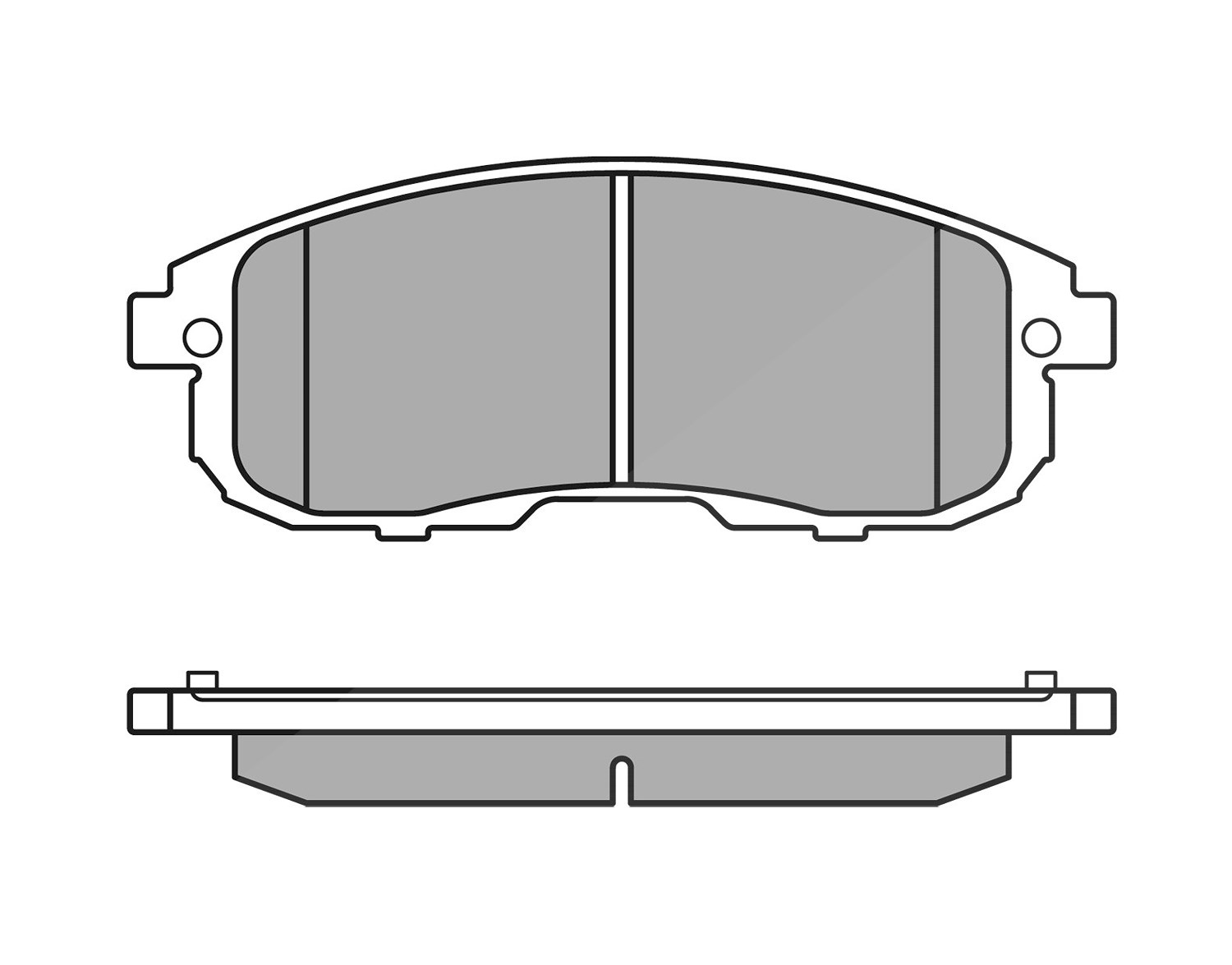 Meyle Bremsbelagsatz, Scheibenbremse [Hersteller-Nr. 0252428016/W] für Nissan, Suzuki