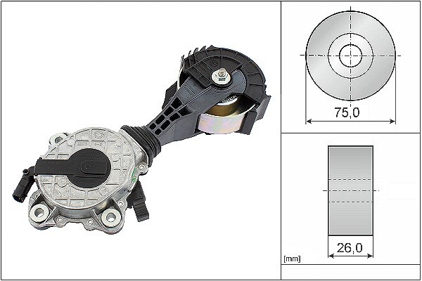 Schaeffler Ina Spannarm, Keilrippenriemen [Hersteller-Nr. 534042510] für Ds (capsa), Opel, Citroën, Peugeot (df-psa), BMW, Peugeot, Mini, Vauxhall, Ds