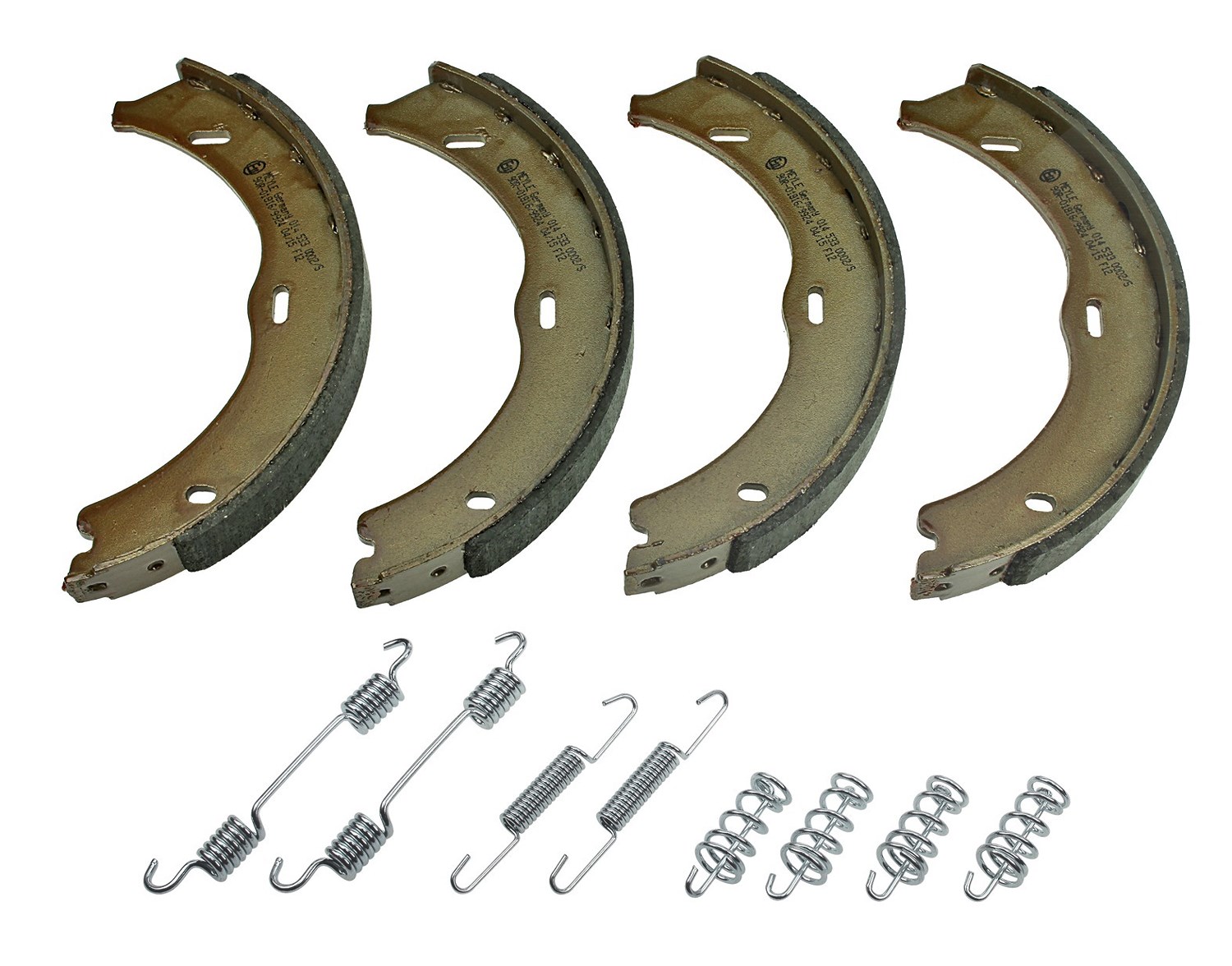 Meyle Bremsbackensatz Hinterachse+Zubehör [Hersteller-Nr. 0145330002/S] für Mercedes-Benz