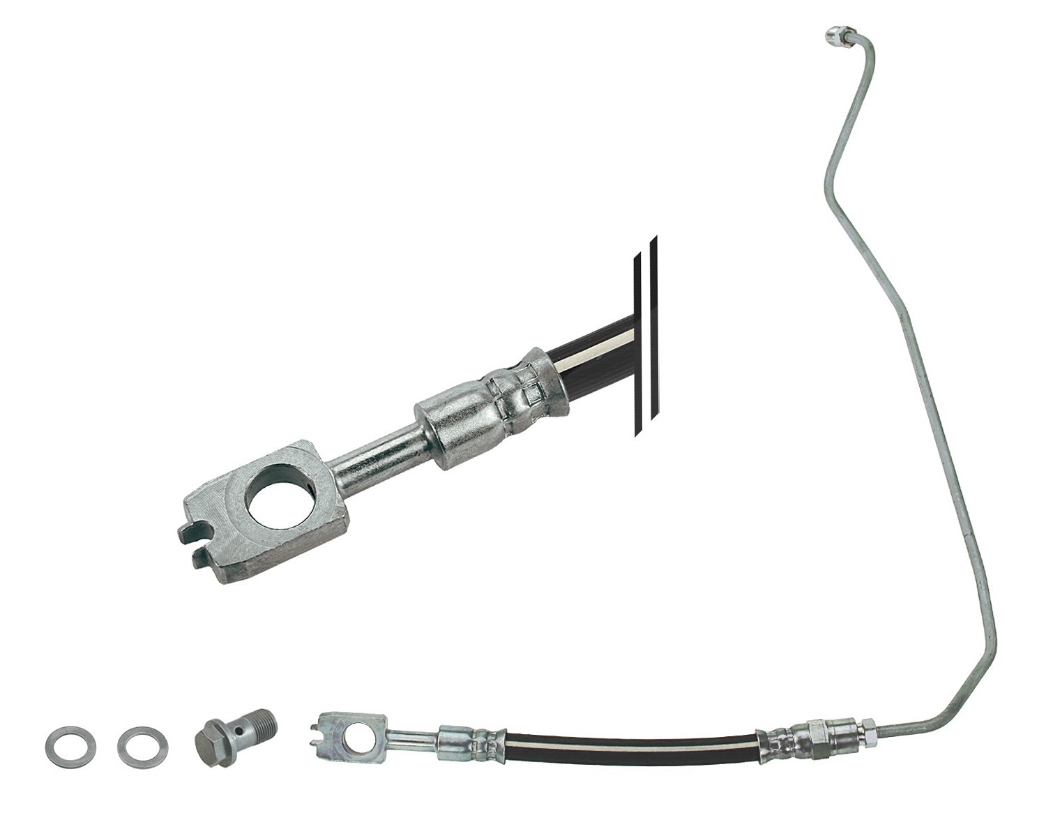 Meyle Bremsschlauch [Hersteller-Nr. 1005250062/S] für VW, Skoda, Audi