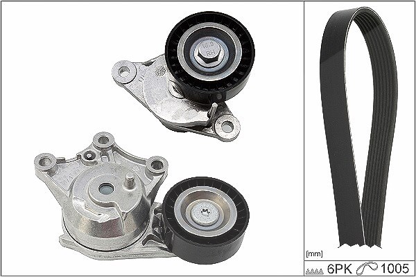Schaeffler Ina Keilrippenriemensatz [Hersteller-Nr. 529035810] für Peugeot, Citroën, Ds