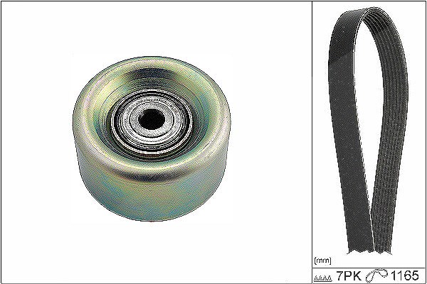 Schaeffler Ina Keilrippenriemensatz [Hersteller-Nr. 529027410] für Nissan