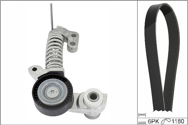 Schaeffler Ina Keilrippenriemensatz [Hersteller-Nr. 529037410] für Volvo