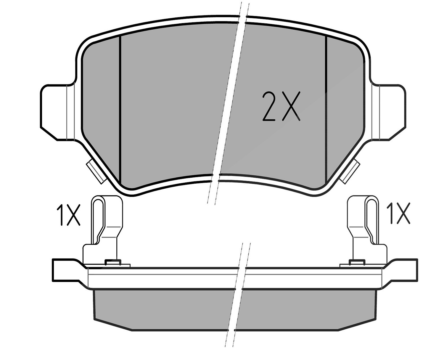 Meyle Bremsbelagsatz, Scheibenbremse [Hersteller-Nr. 0252341715/PD] für Opel, Kia, Vauxhall