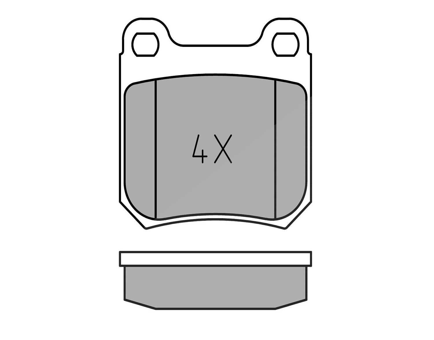 Meyle Bremsbelagsatz, Scheibenbremse [Hersteller-Nr. 0252105015] für Vauxhall, Opel, Saab