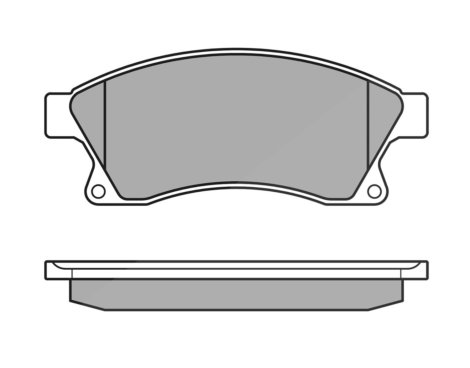 Meyle Bremsbelagsatz, Scheibenbremse [Hersteller-Nr. 0252503118/PD] für Vauxhall, Opel, Chevrolet