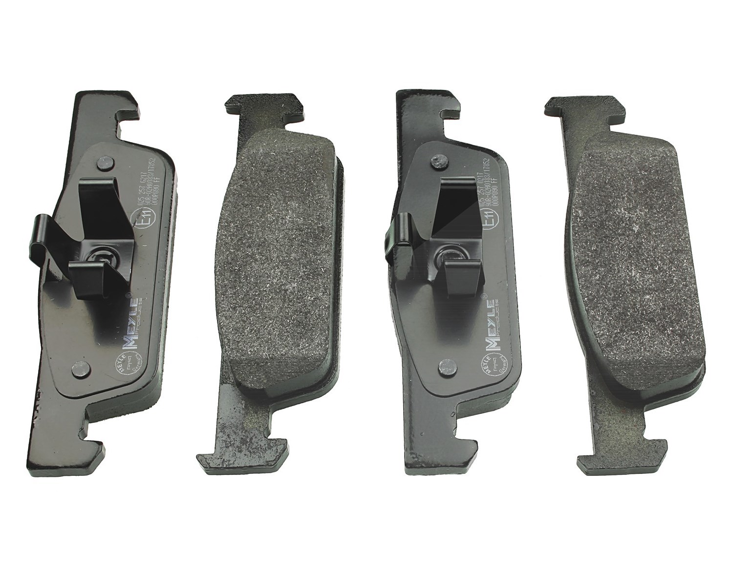 Meyle Bremsbeläge vorne (Satz) [Hersteller-Nr. 0252570217] für Renault, Smart, Dacia