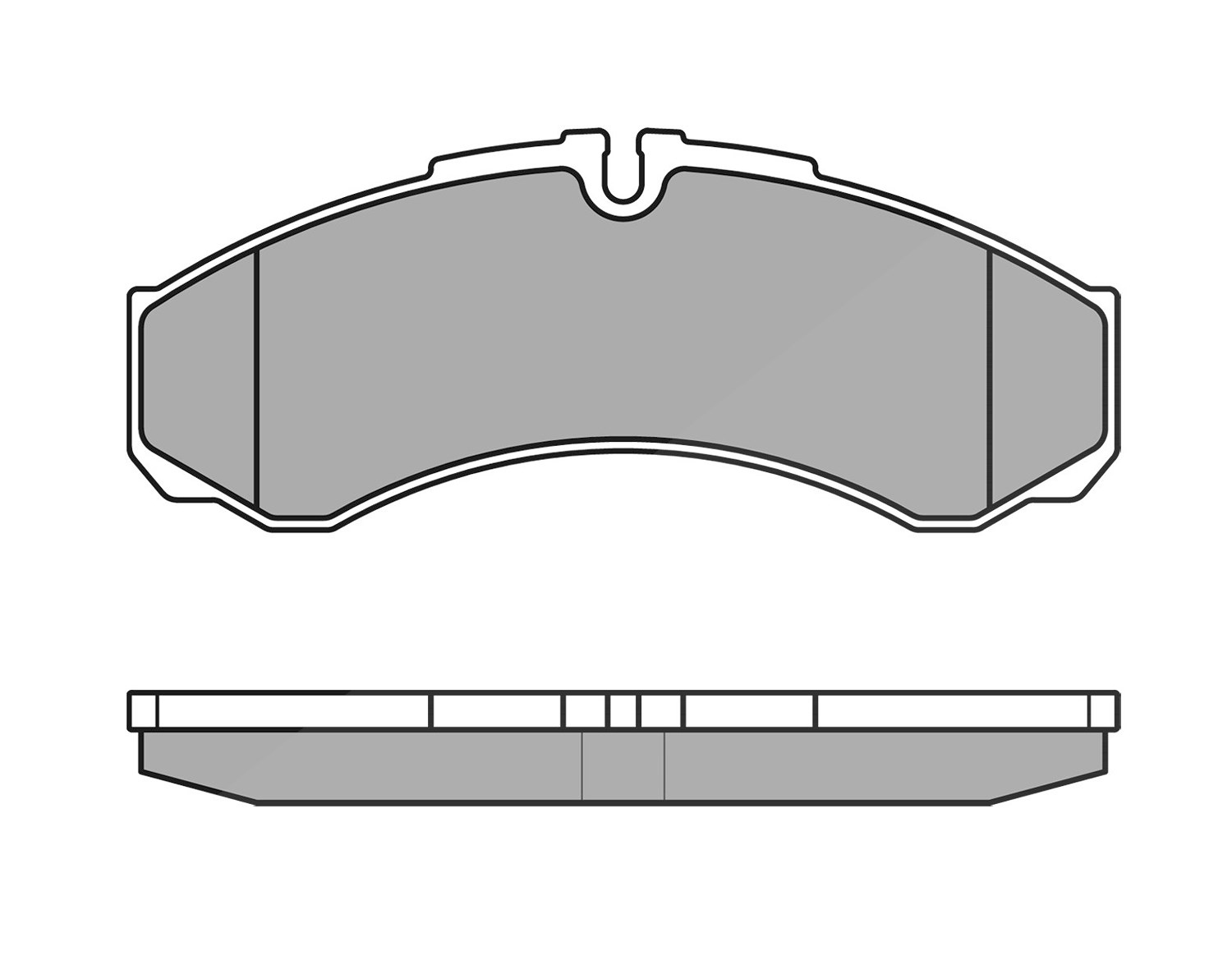 Meyle Bremsbelagsatz, Scheibenbremse [Hersteller-Nr. 0252912117] für Iveco, Renault Trucks