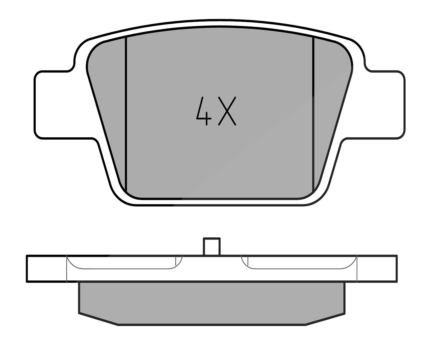 Meyle Bremsbelagsatz, Scheibenbremse [Hersteller-Nr. 0252371415] für Fiat, Alfa Romeo, Lancia