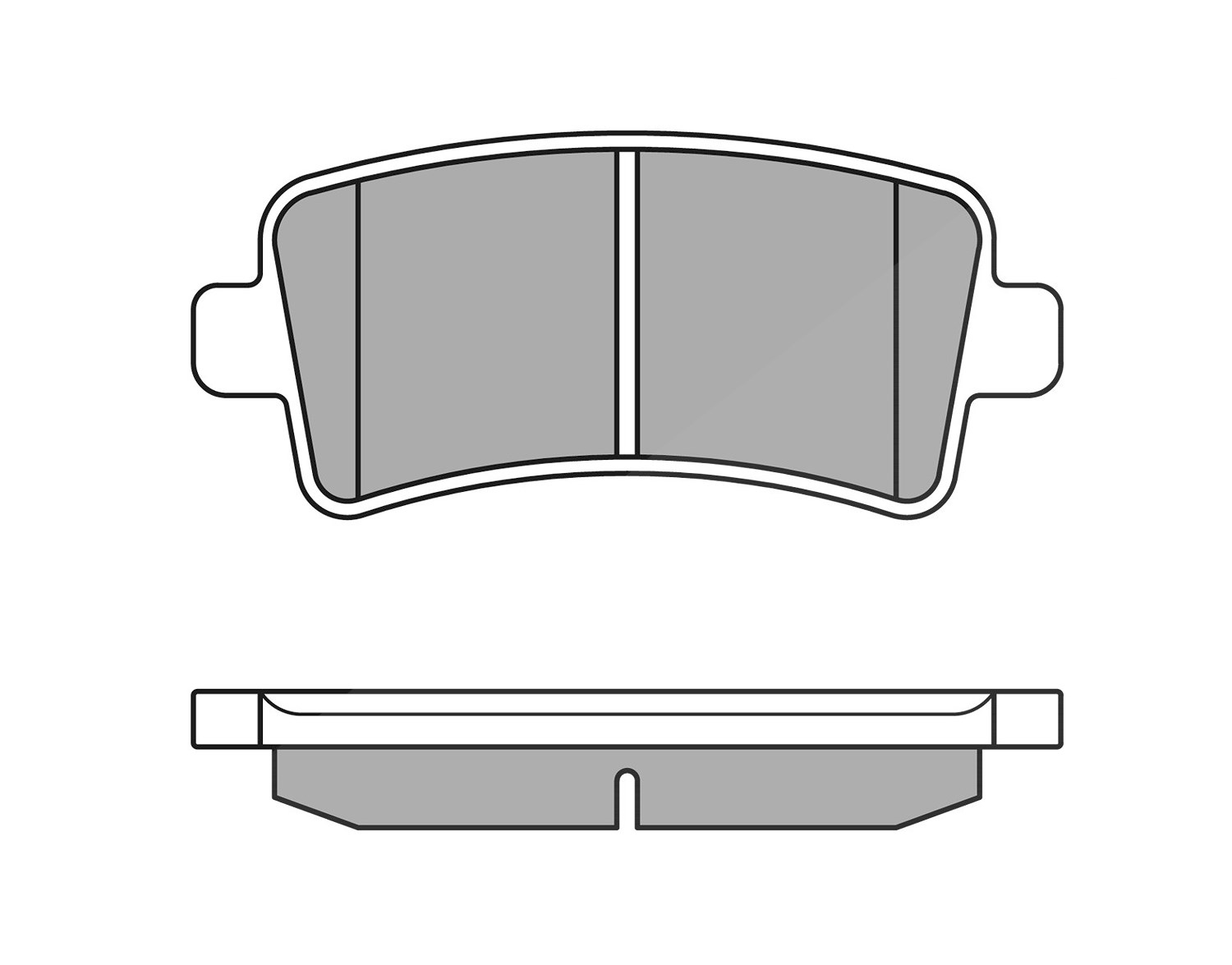 Meyle Bremsbelagsatz, Scheibenbremse [Hersteller-Nr. 0252442116/W] für Opel, Saab, Vauxhall