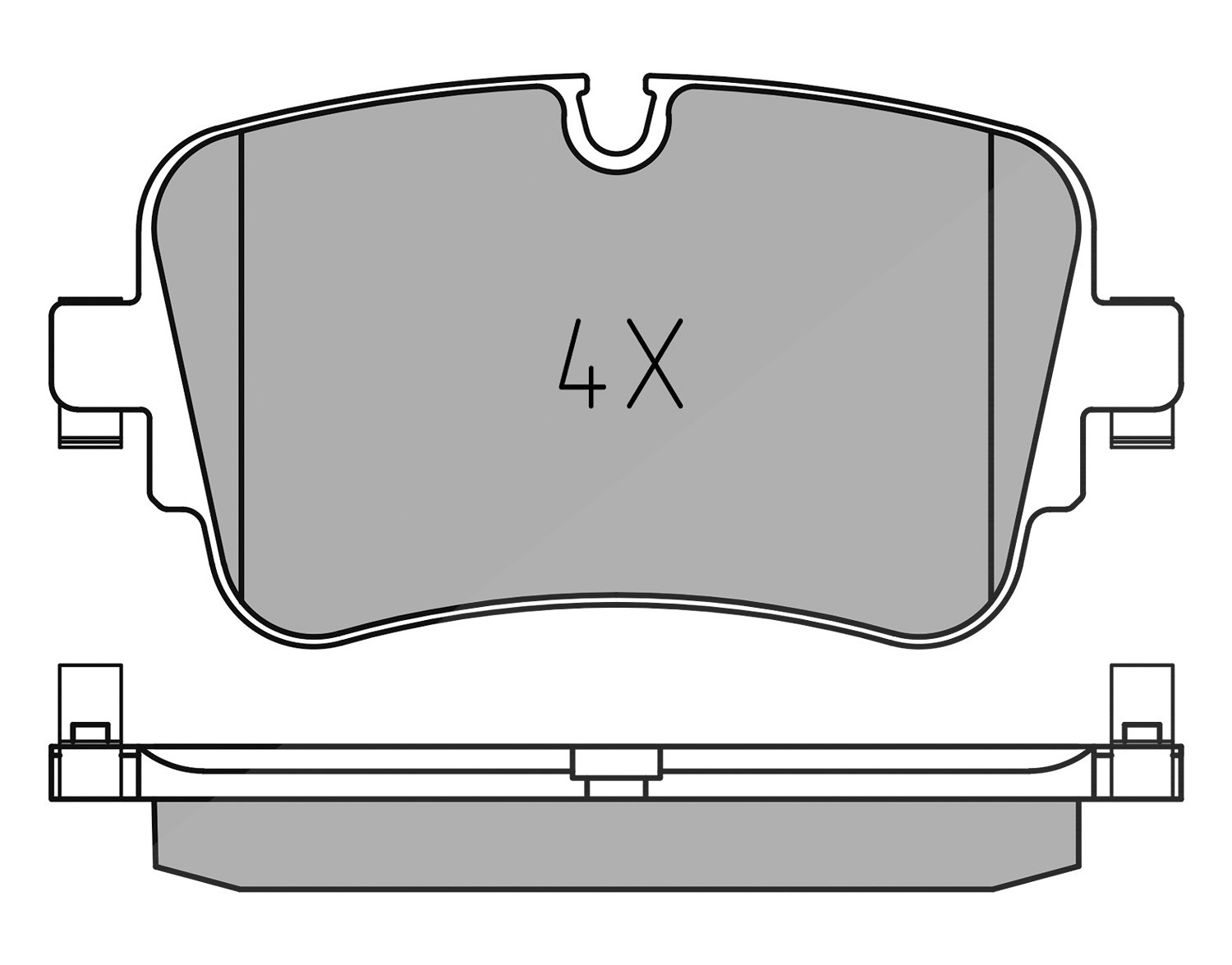 Meyle Bremsbeläge hinten (Satz) [Hersteller-Nr. 0252230717] für Audi, VW