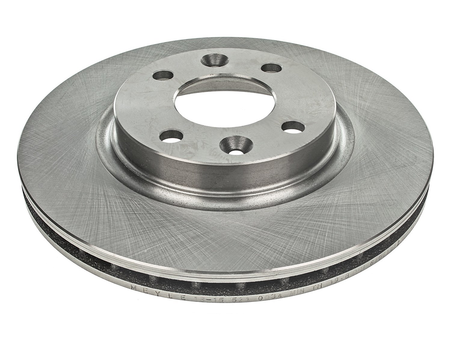 Meyle 1x Bremsscheibe Vorderachse belüftet [Hersteller-Nr. 16-155210034] für Renault, Smart, Dacia