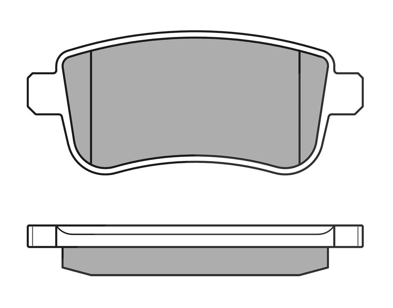 Meyle Bremsbeläge hinten (Satz) [Hersteller-Nr. 0252482015] für Renault