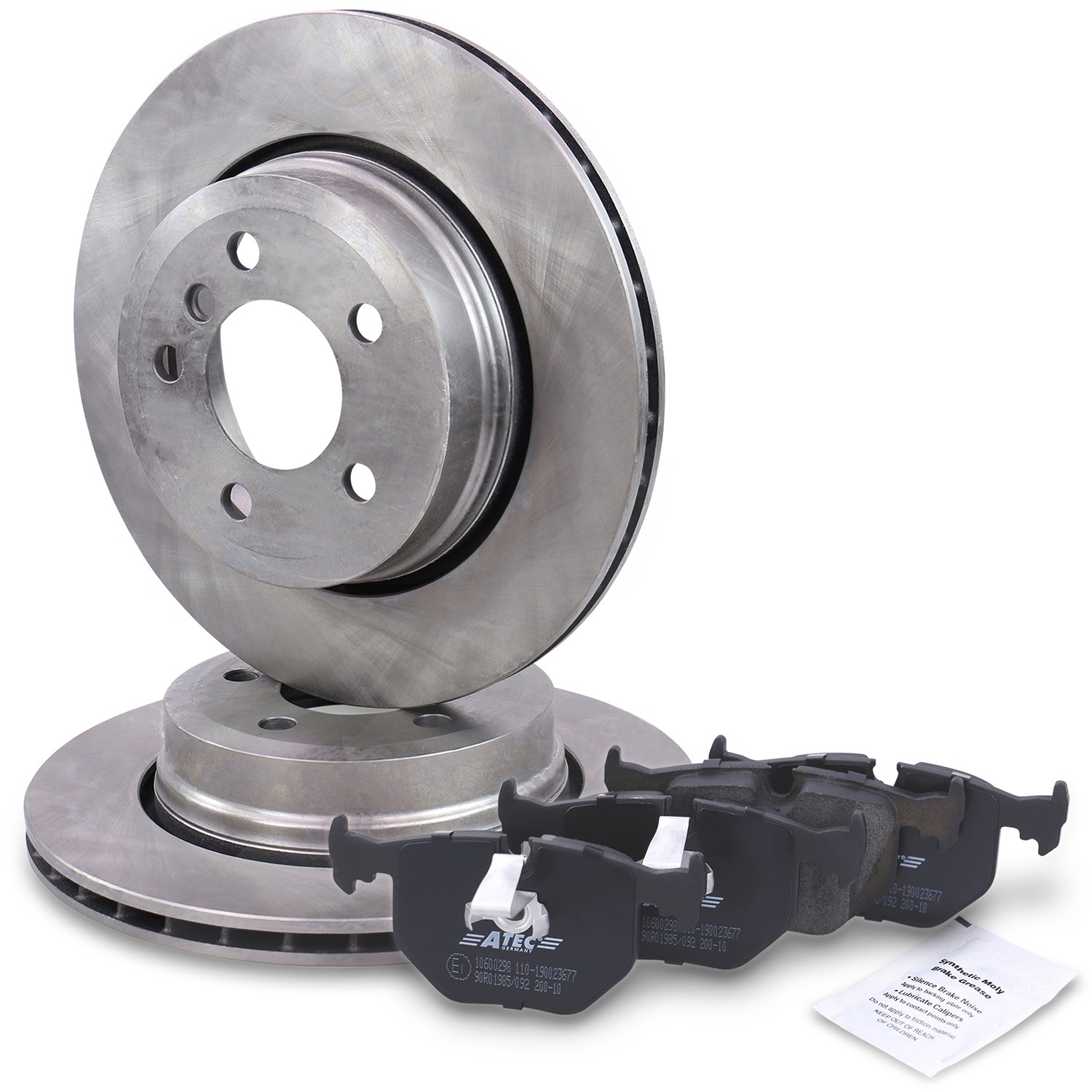 Bestprice Bremsscheiben + Bremsbeläge Hinten BELÜFTET [Hersteller-Nr. 10600476] für BMW