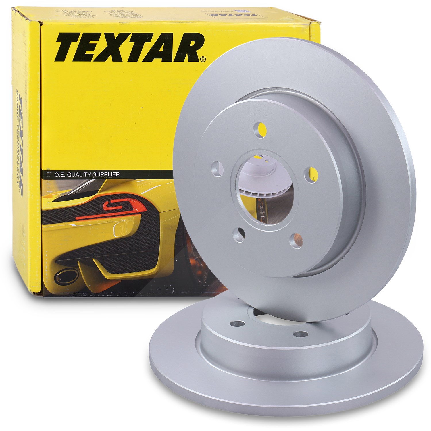 Textar 2x Bremsscheibe voll hinten [Hersteller-Nr. 40383379] für Ford