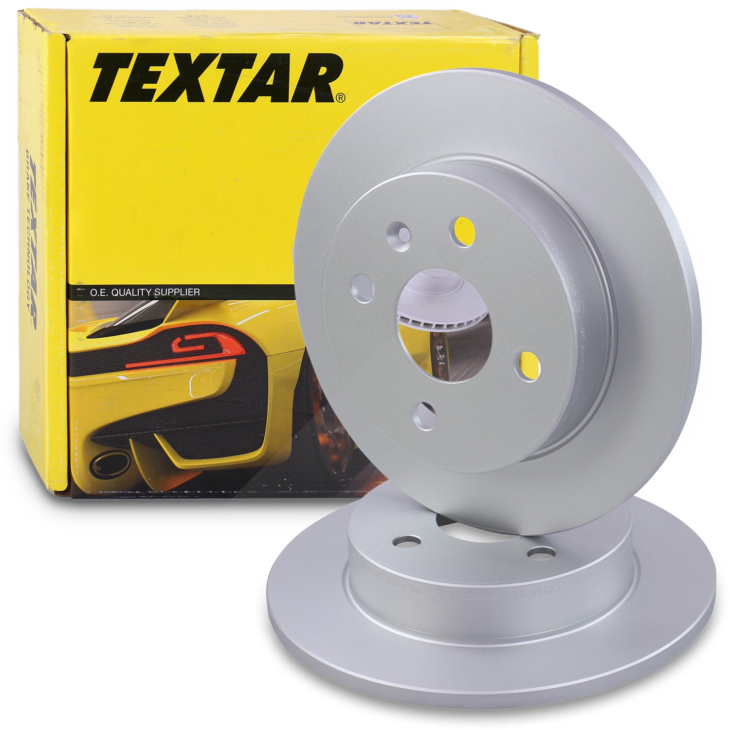 Textar 2x Bremsscheibe voll hinten [Hersteller-Nr. 40383385] für Chevrolet, Opel