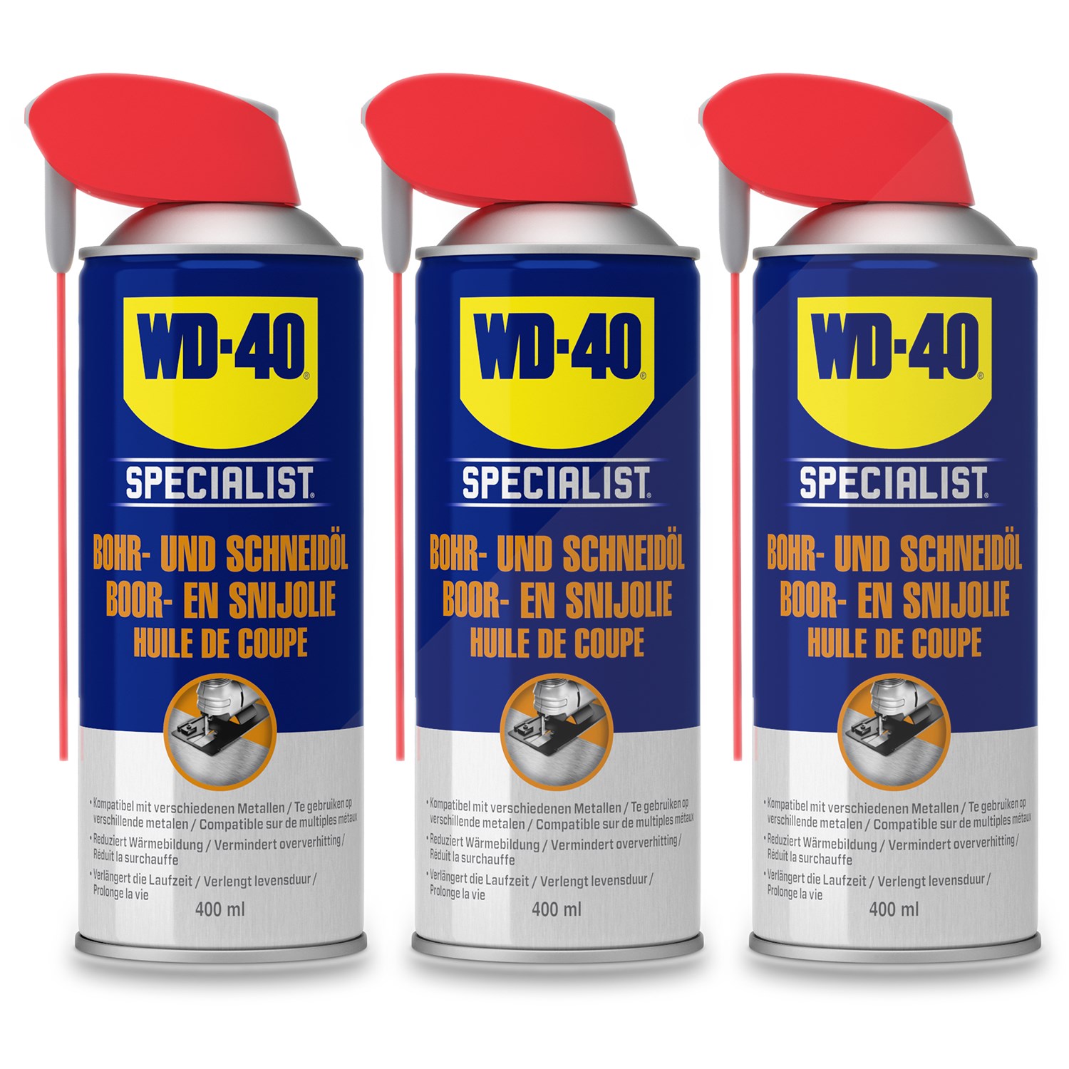 Wd-40 3x 400ml Bohr- & Schneidöl [Hersteller-Nr. 49109/NBA]
